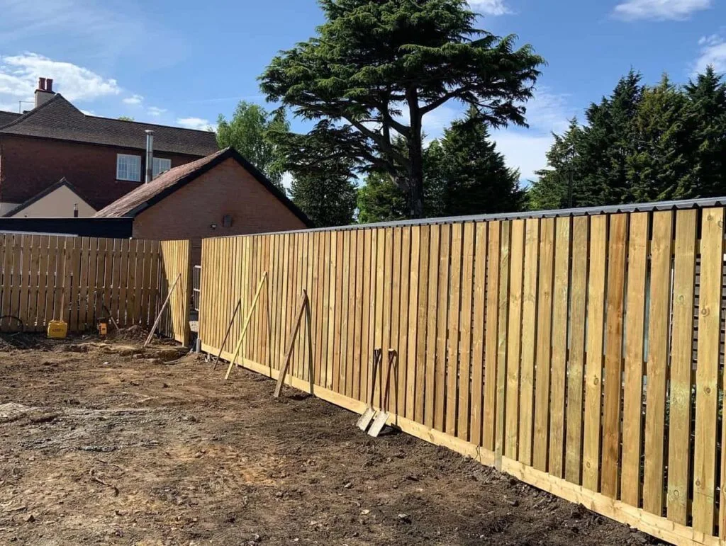 This is a photo of Bespoke custom fencing installed by Fast Fix Fencing Chatteris